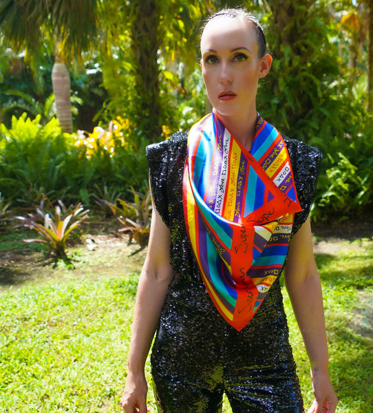 Jupiter Silk Scarf 36 - Lauren Ross Design