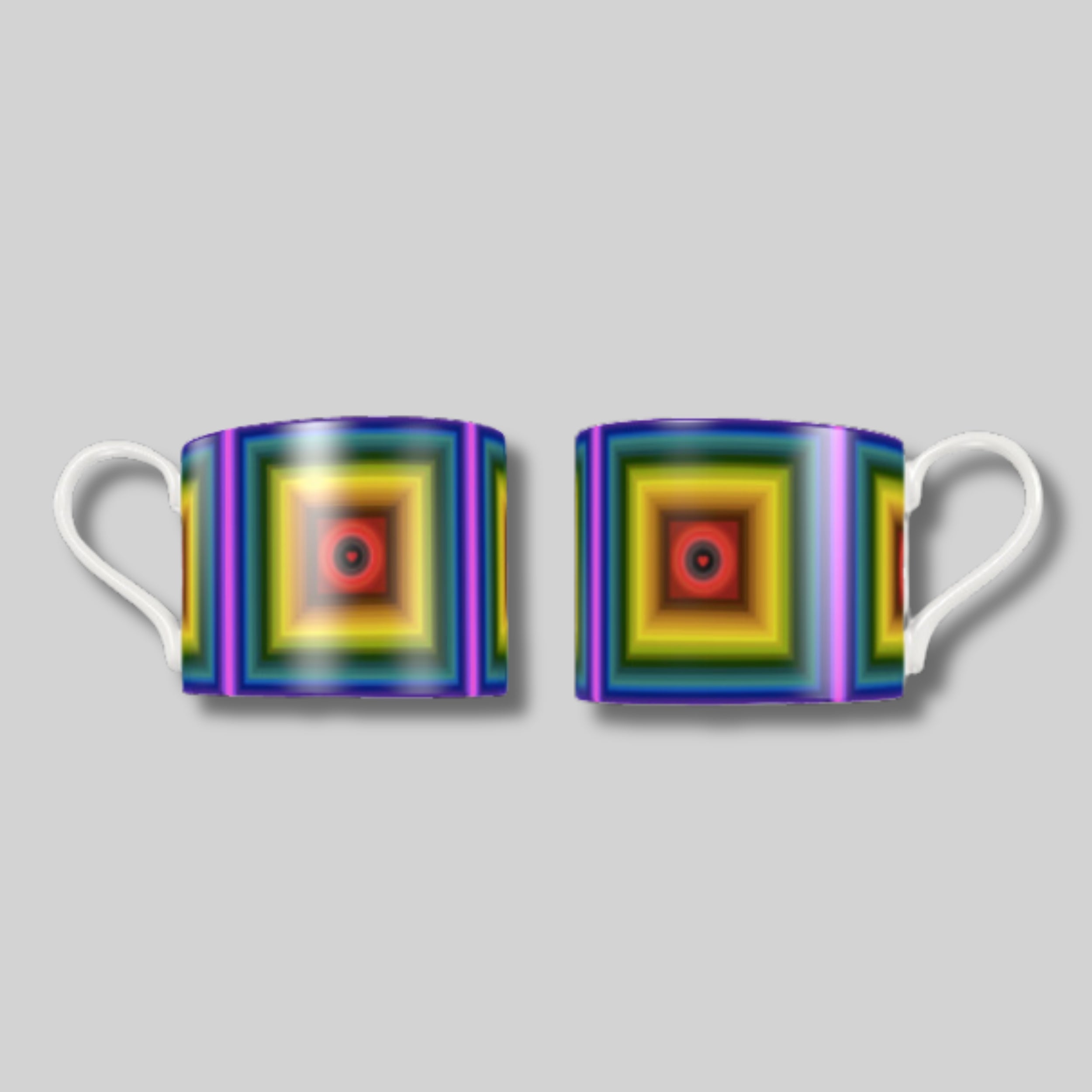 Love Chakra Cup and Saucer Set - Lauren Ross Design | Designer Tableware | Luxury Tableware  | High End Homeware | Dior Tableware  | Louis Vuitton Homeware | Gucci Tableware  | Hermes Tableware | Saks Fifth Avenue Tableware | Neiman Marcus Tableware | Versace Tableware 