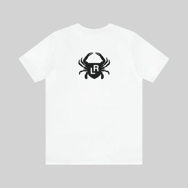 LRD T-shirt White 100% Cotton Lauren Ross Design