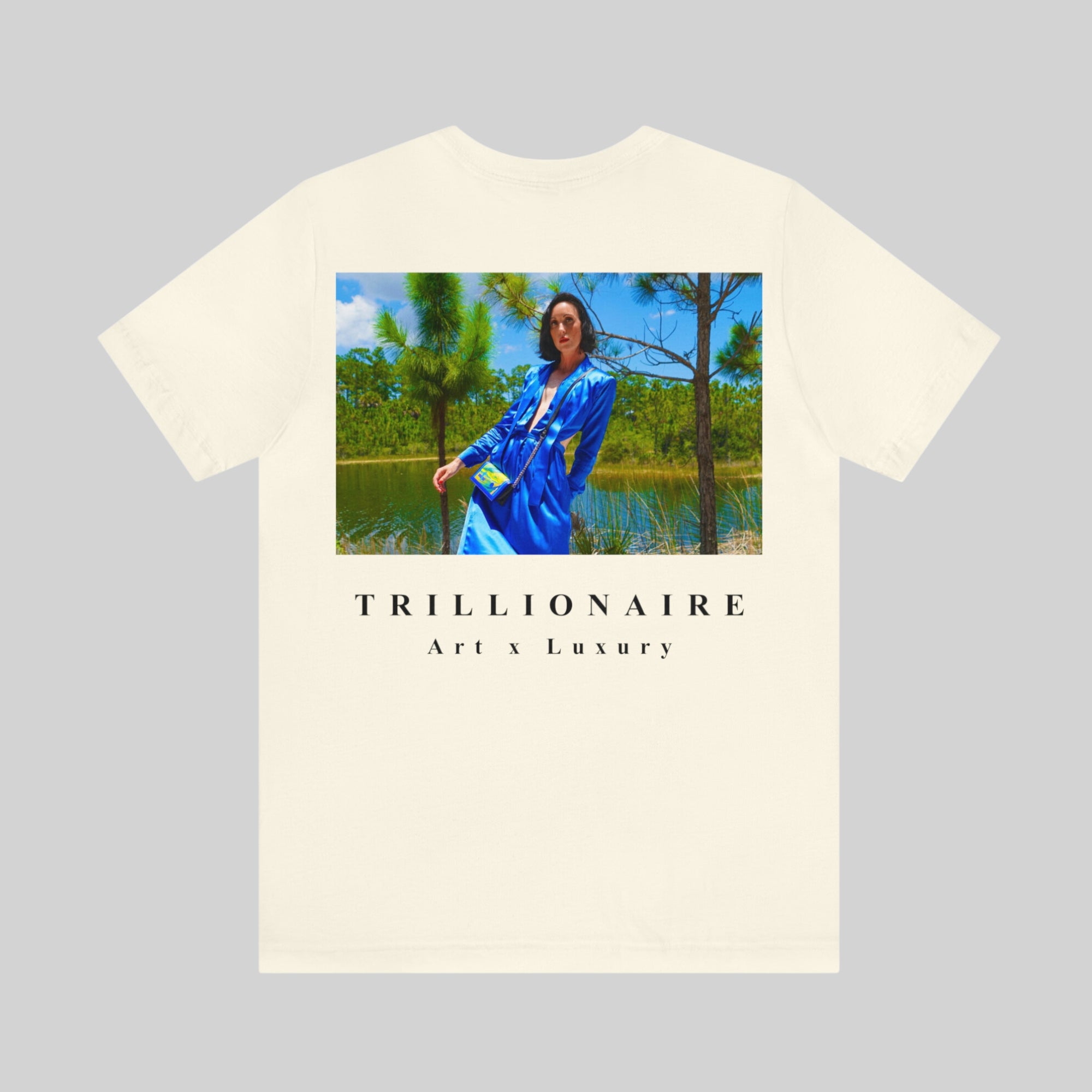 Trillionaire Zeus T-Shirt Cream Luxury Lauren Ross Design