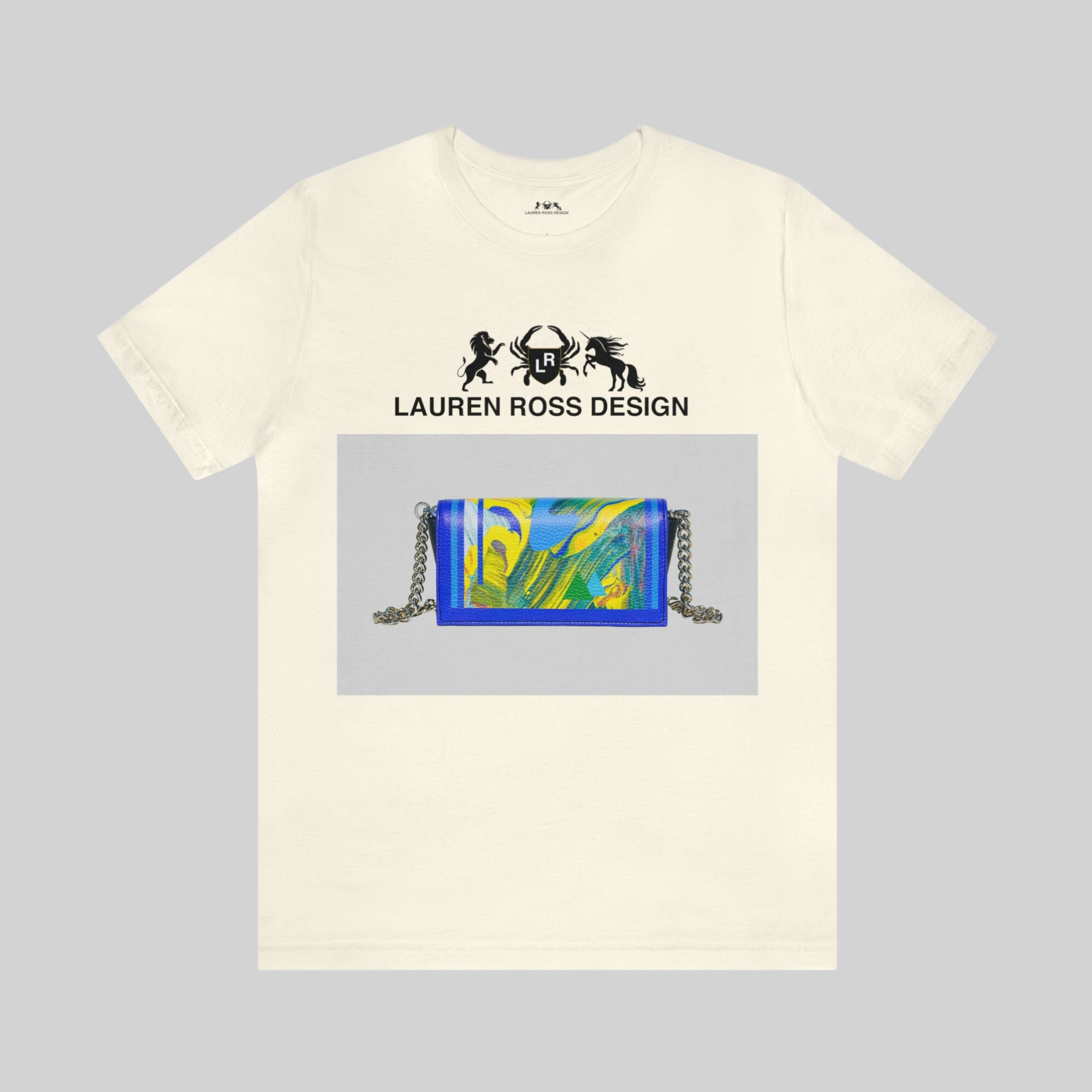 Trillionaire Zeus T-Shirt Cream Luxury Lauren Ross Design