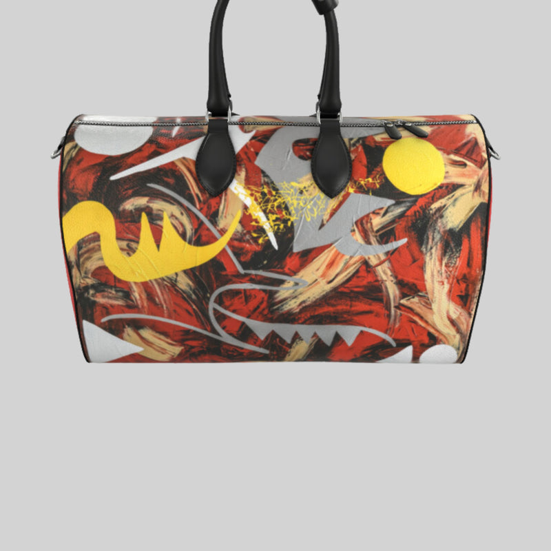 Odon Duffle Bag - Cryptography, Lauren Ross Design, Designer Handbags, Luxury Handbags, Art auction, Handbag auction, Online auctions, Designer  Luggage