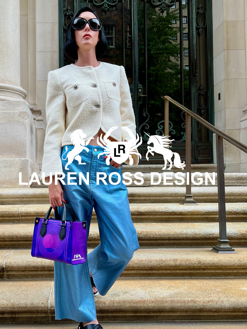 LRD Lauren Handbag - Purple Vesica