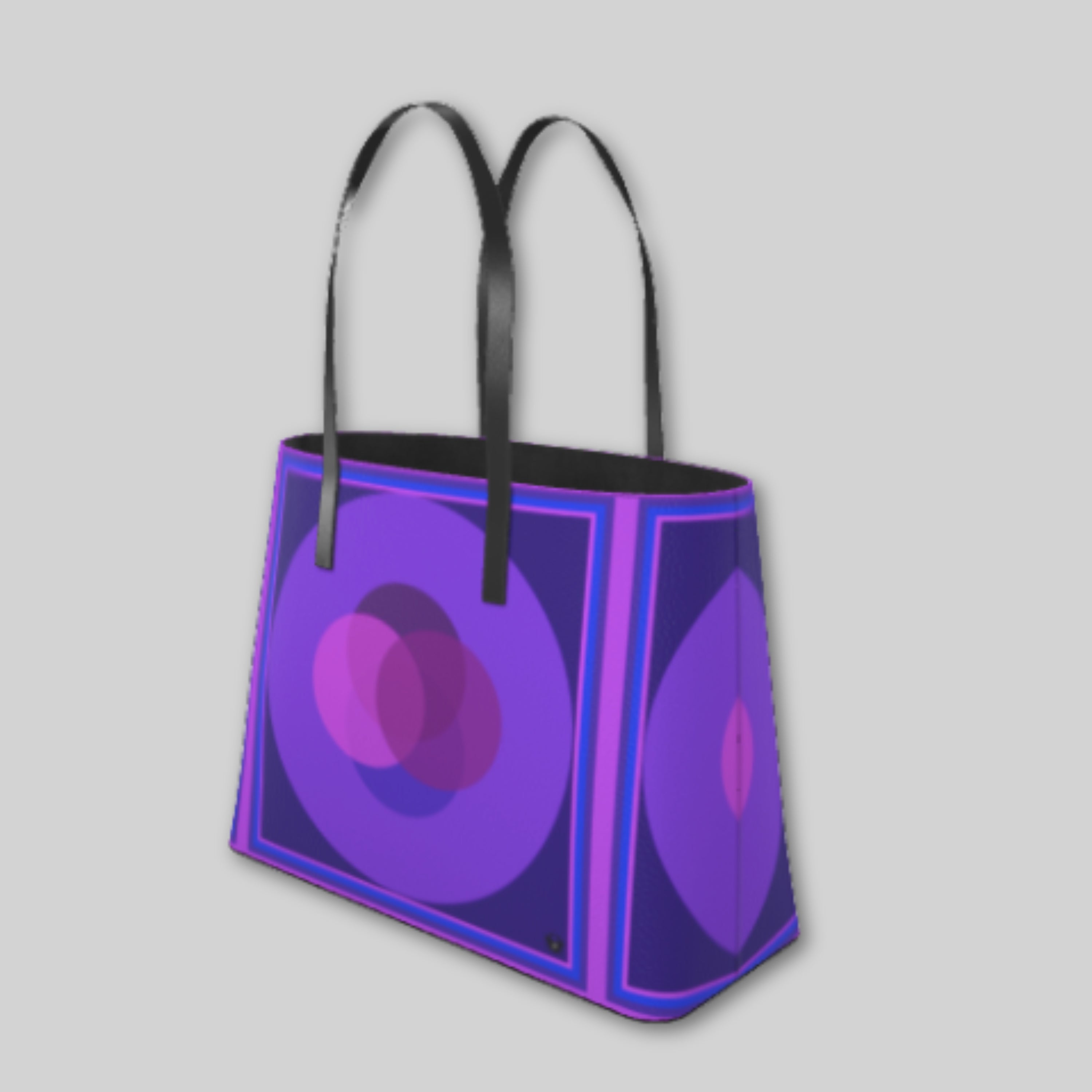 LRD Modern Art Tote Bag - Purple Vesica