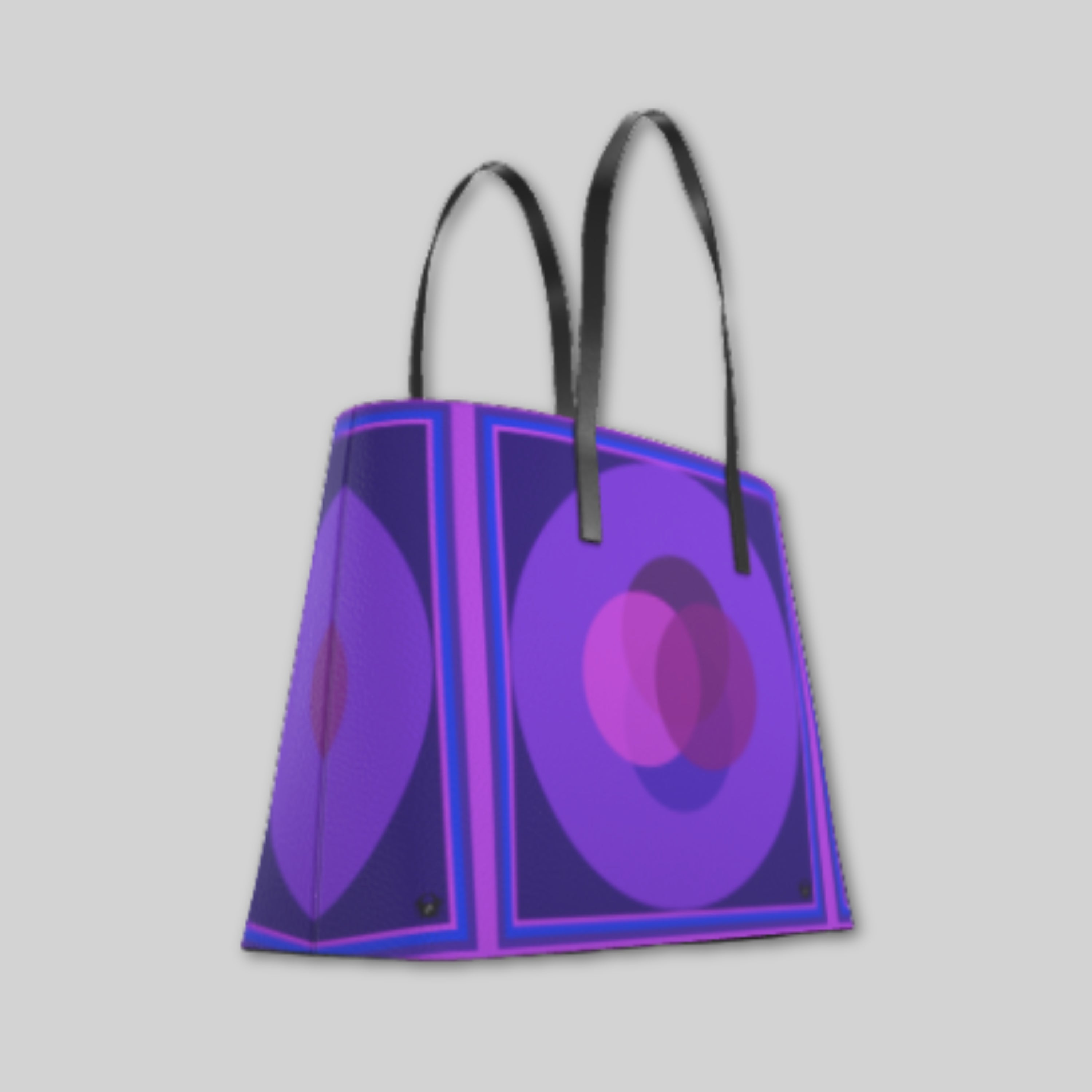 LRD Modern Art Tote Bag - Purple Vesica