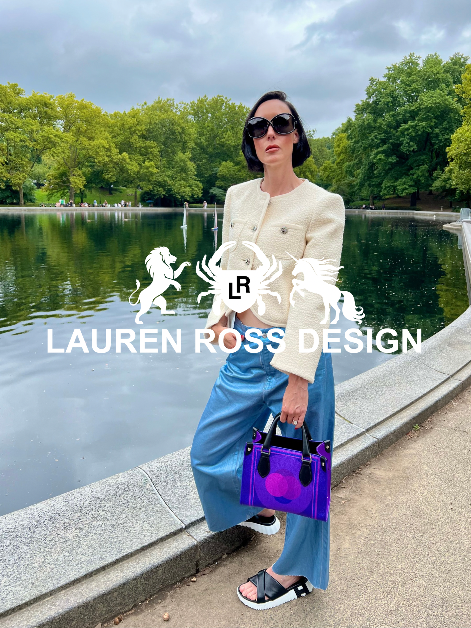 LRD Lauren Handbag - Purple Vesica