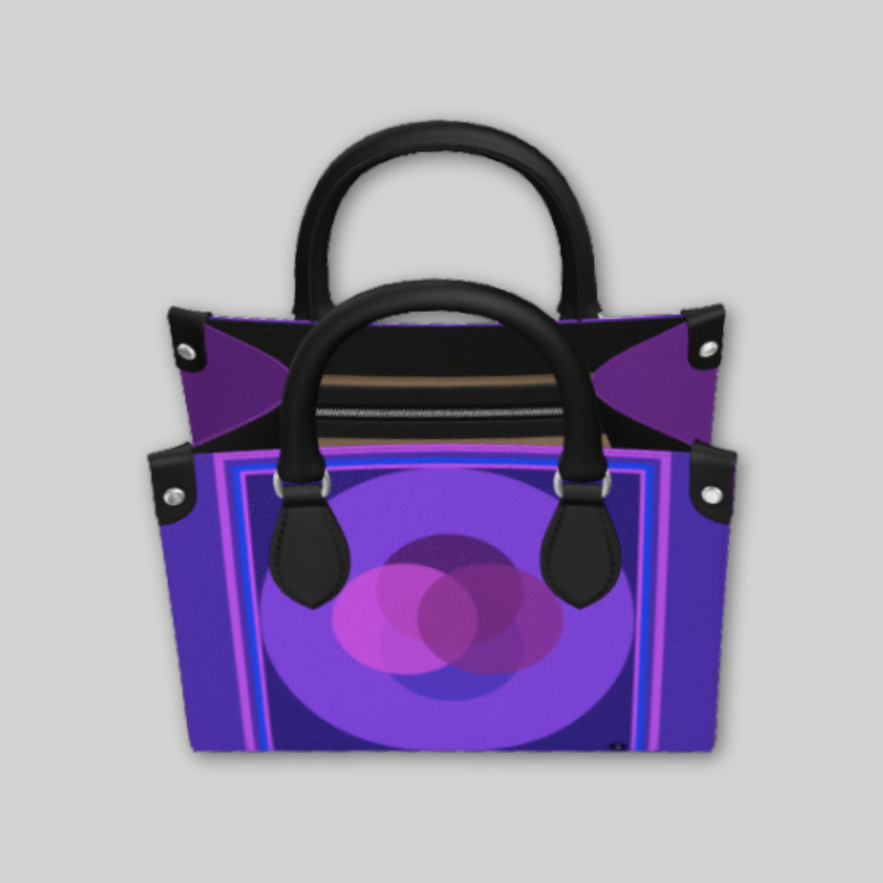 LRD Lauren Handbag - Purple Vesica