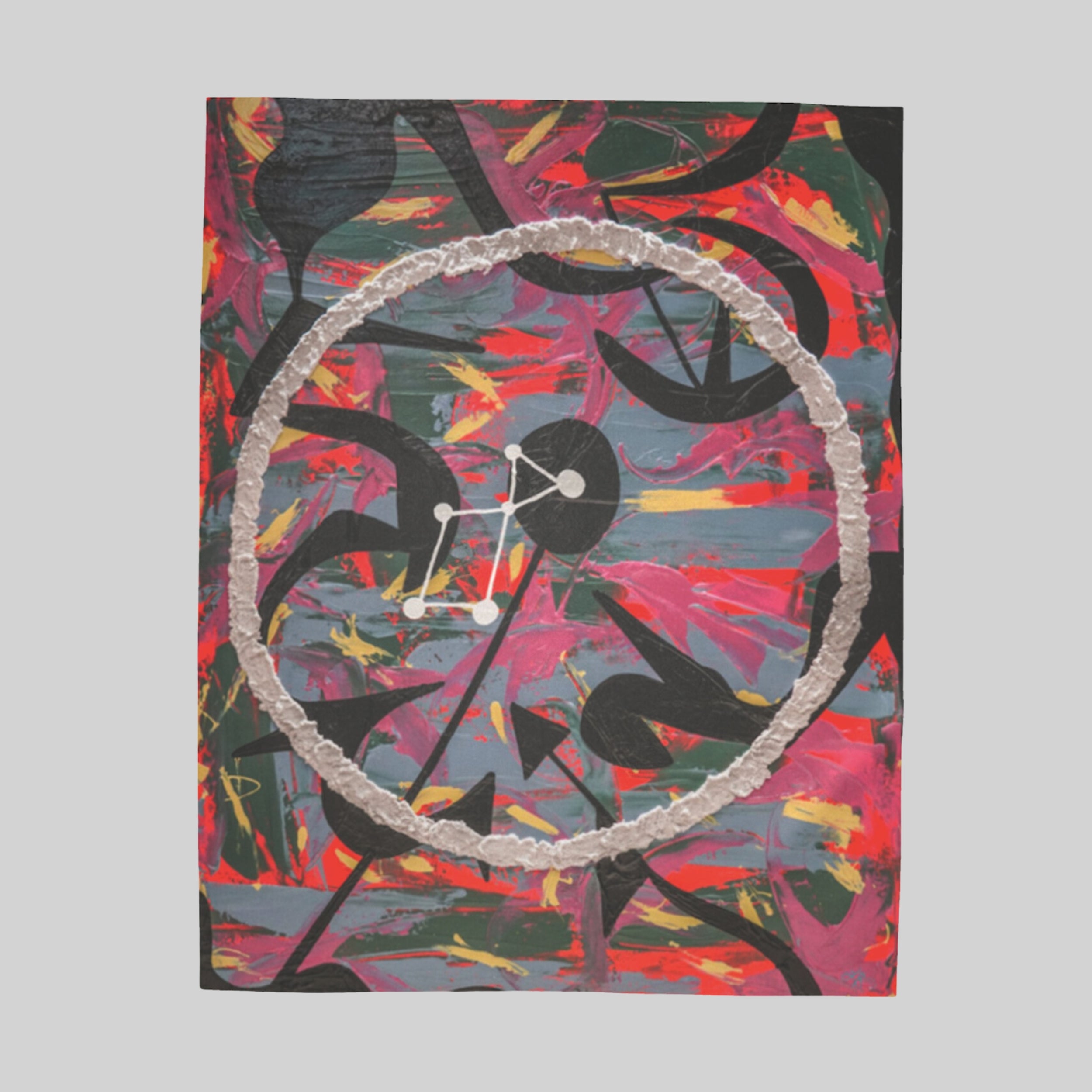 Precession Of The Equinoxes Silk Scarf - Lauren Ross Design | Designer Scarf | Luxury Scarf 