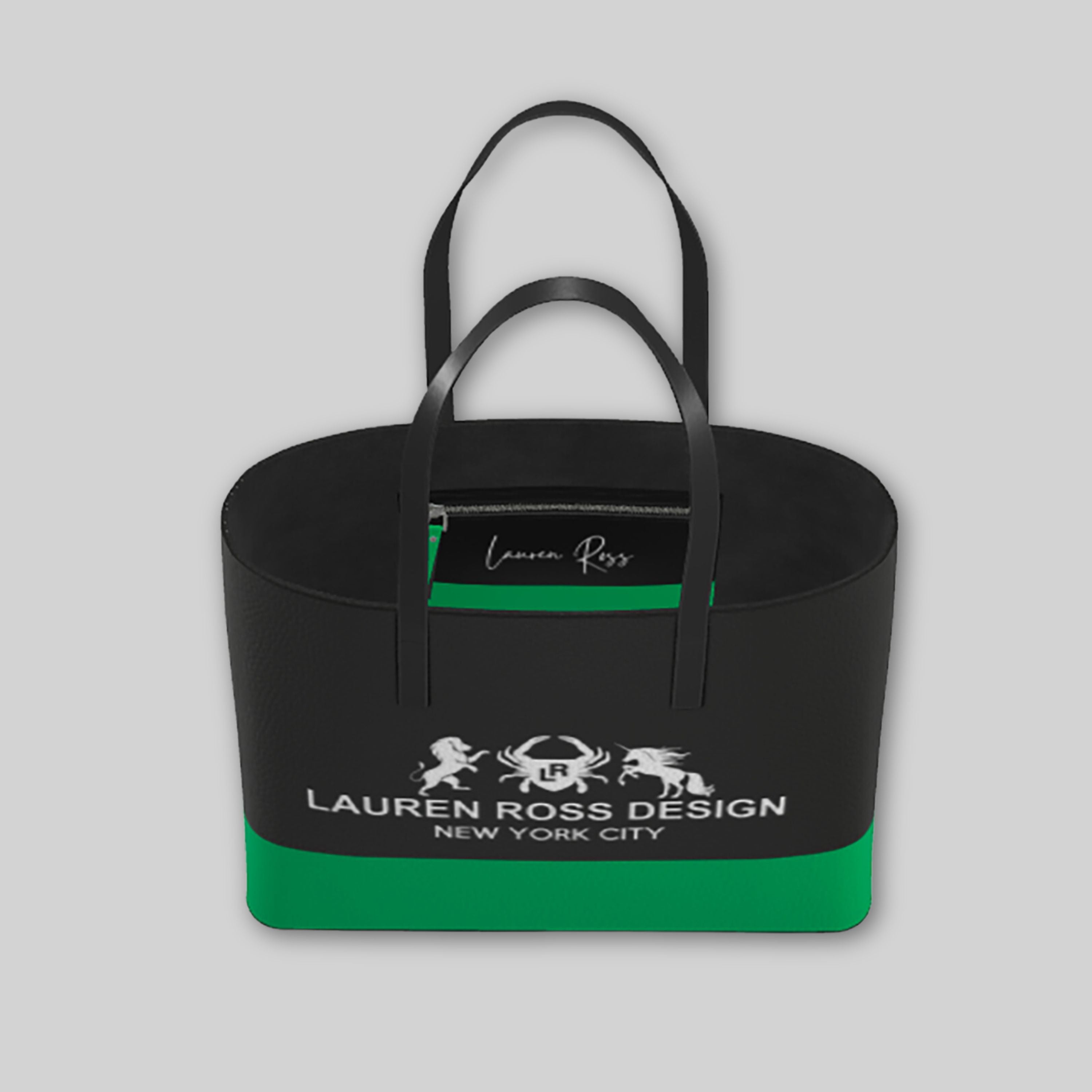 LRD Modern Art Tote Bag - Emerald City