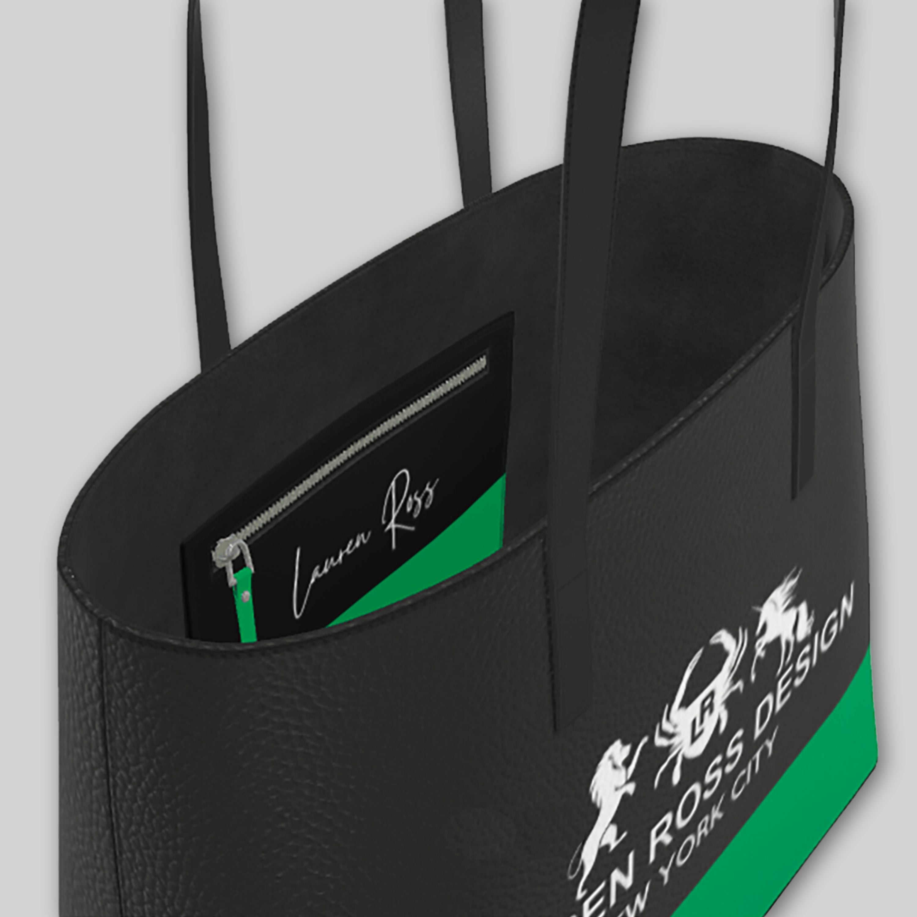 LRD Modern Art Tote Bag - Emerald City