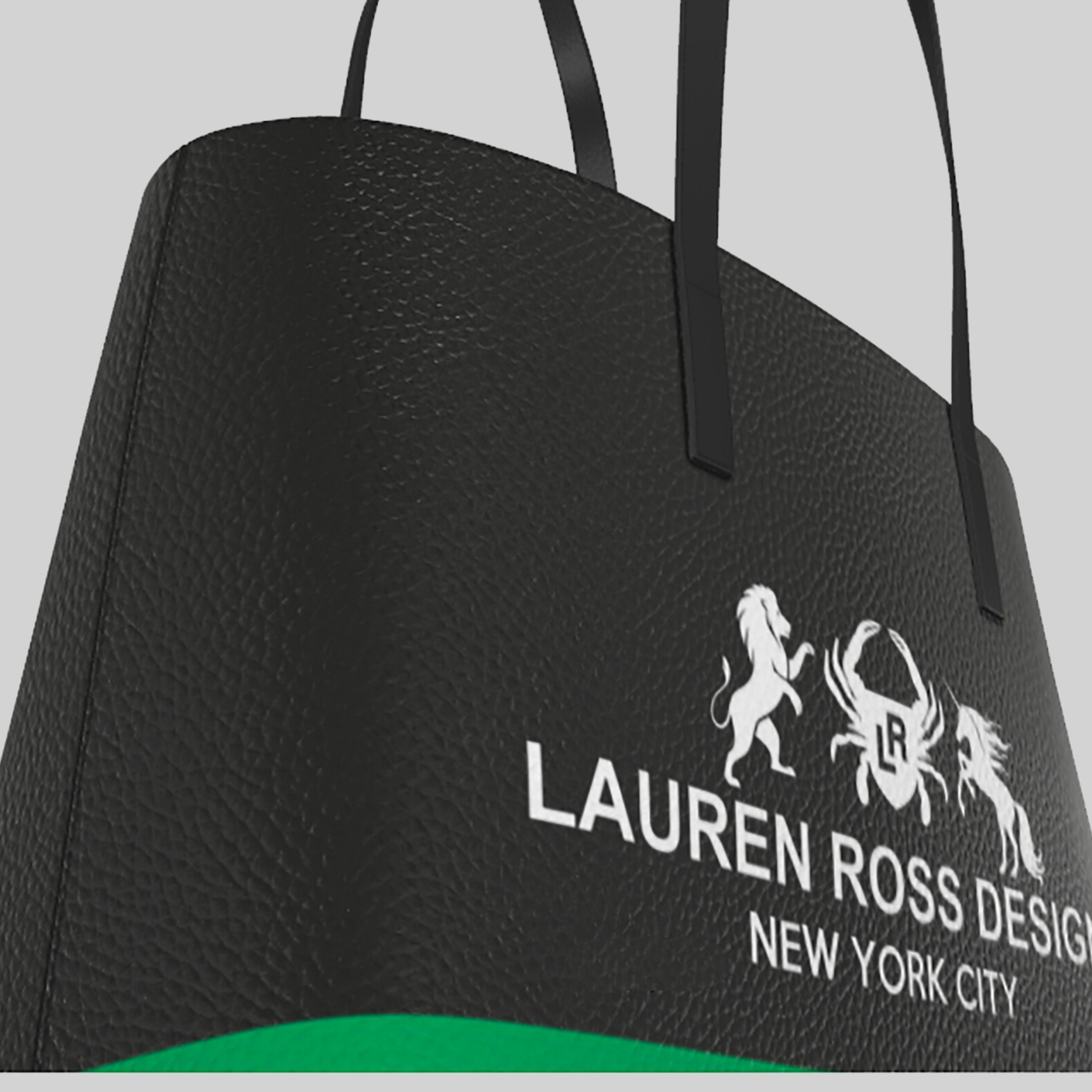 LRD Modern Art Tote Bag - Emerald City