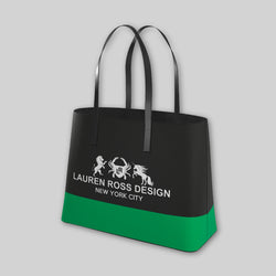 LRD Modern Art Tote Bag - Emerald City