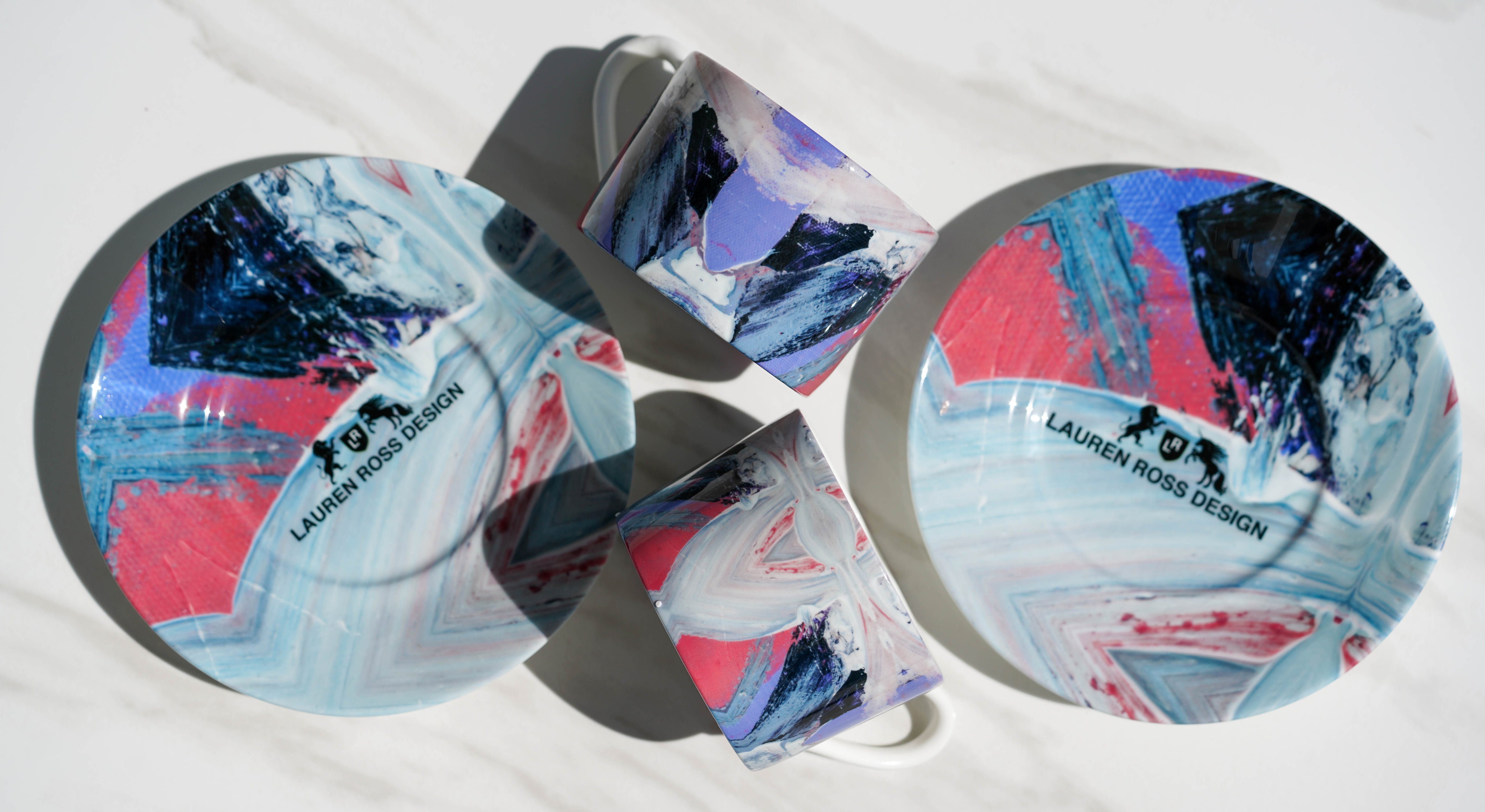 cosmos cup and saucer lauren ross design