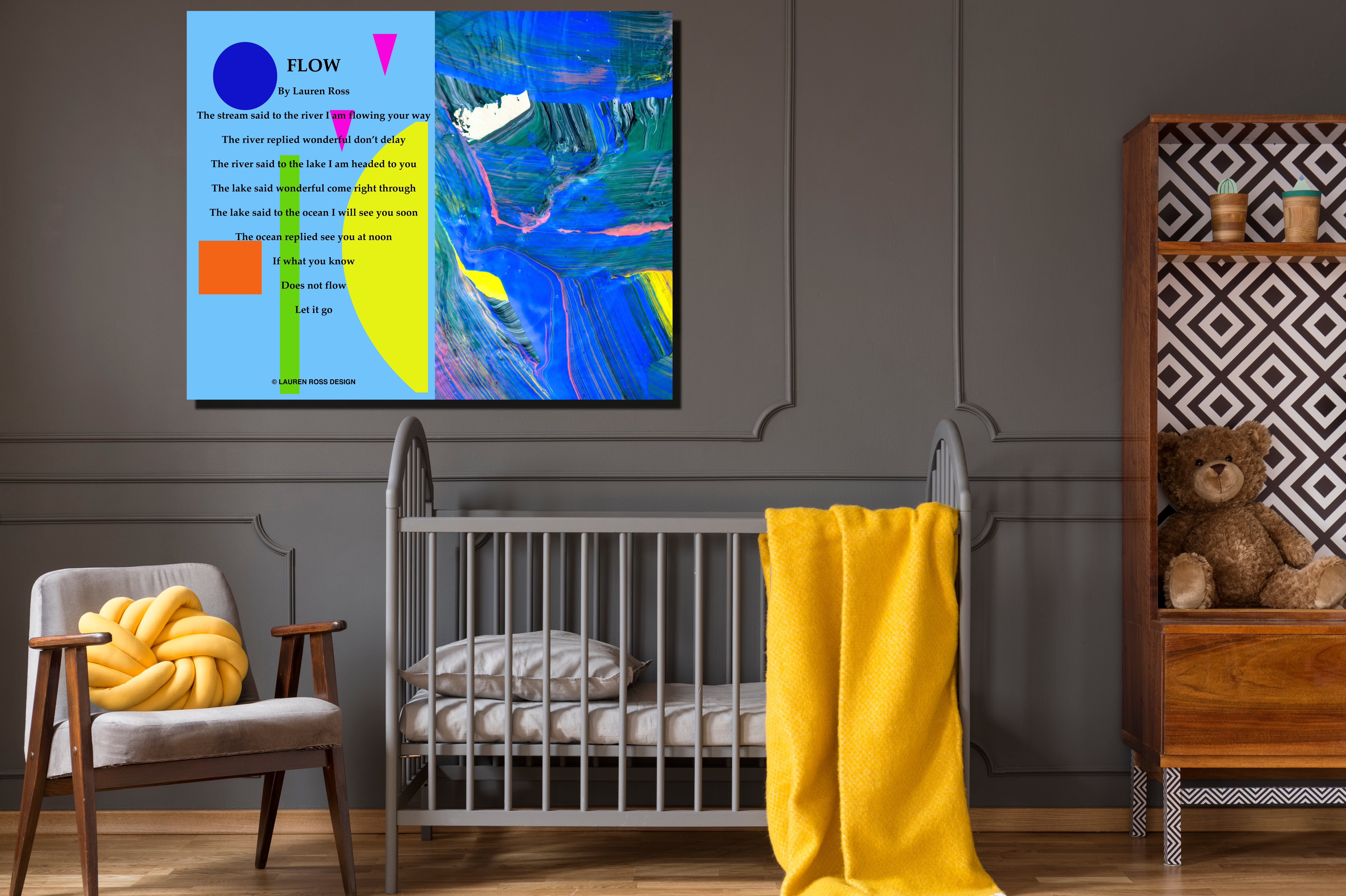 Flow Children's Archival Canvas Wrap