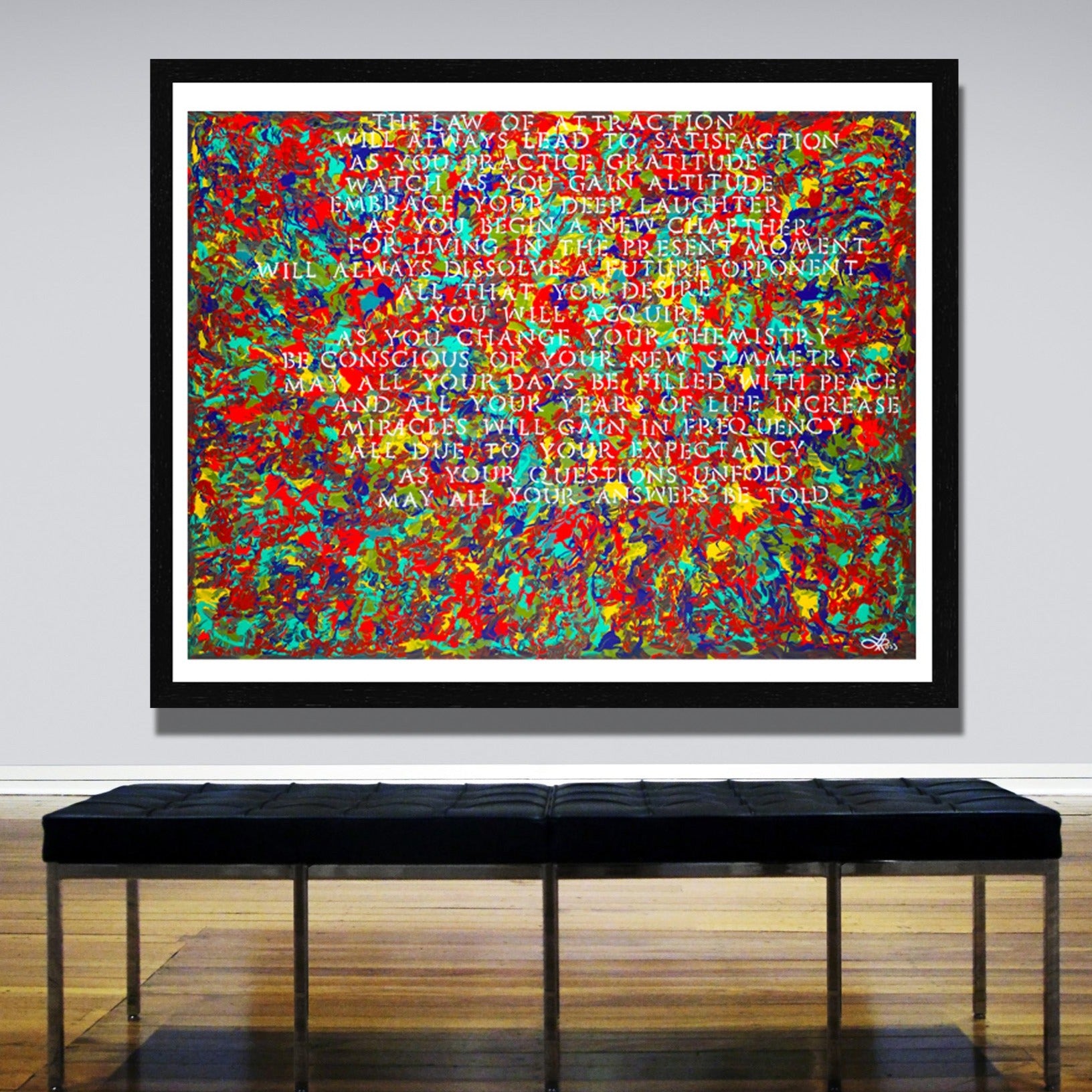 Law of Attraction Archival Print - Contemporary Art | Modern Abstract Art | Fine Art | Painting Print 