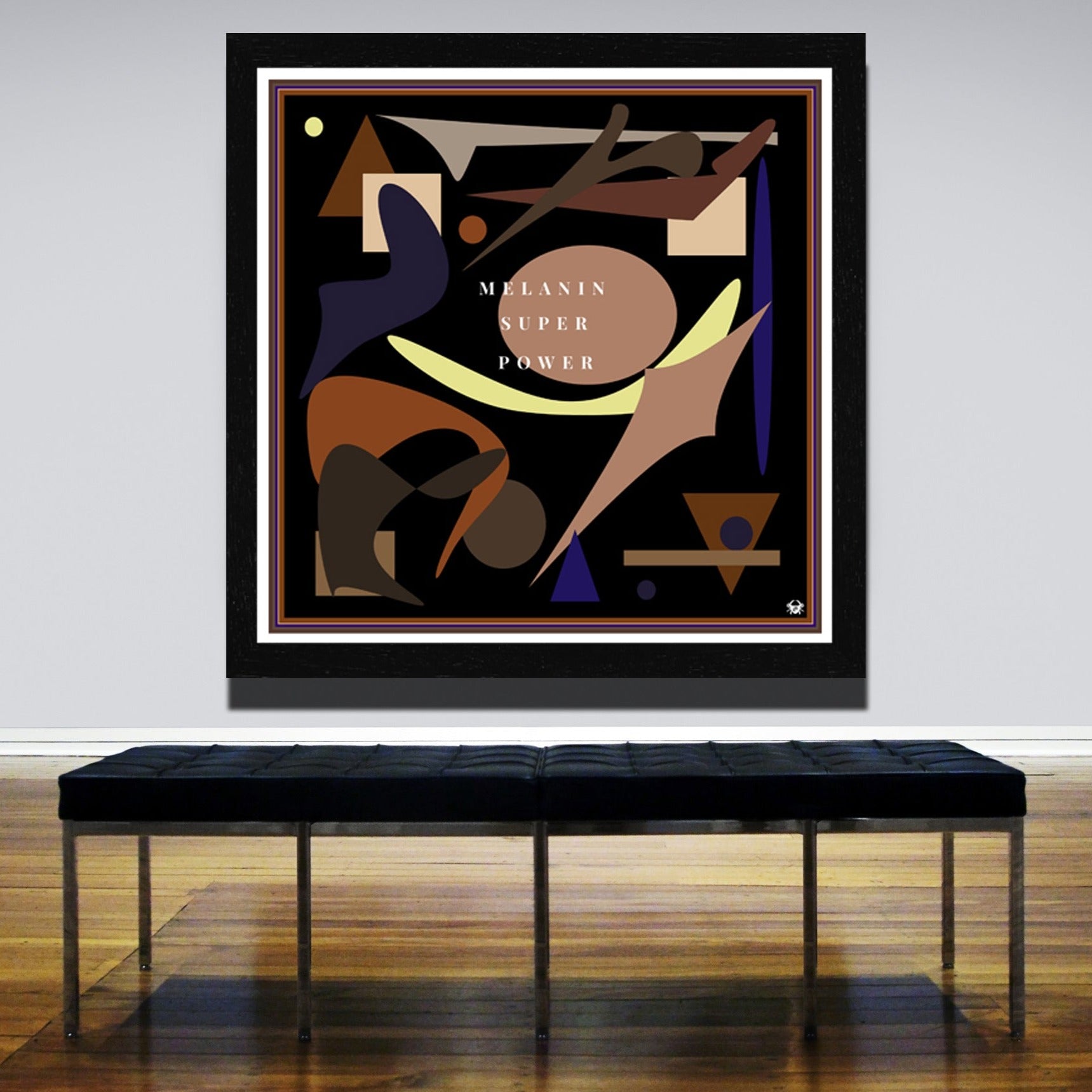 Melanin Superpower Crypto Archival Print - Contemporary Art | Modern Abstract Art | Fine Art | Print 