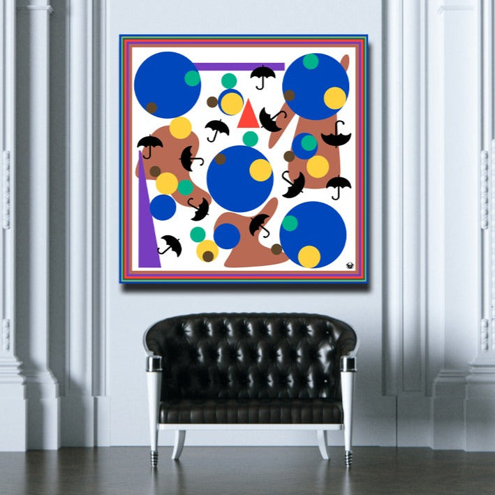 Apollonius Crypto Canvas Wrap - Contemporary Art | Modern Abstract Art | Fine Art | On Canvas 