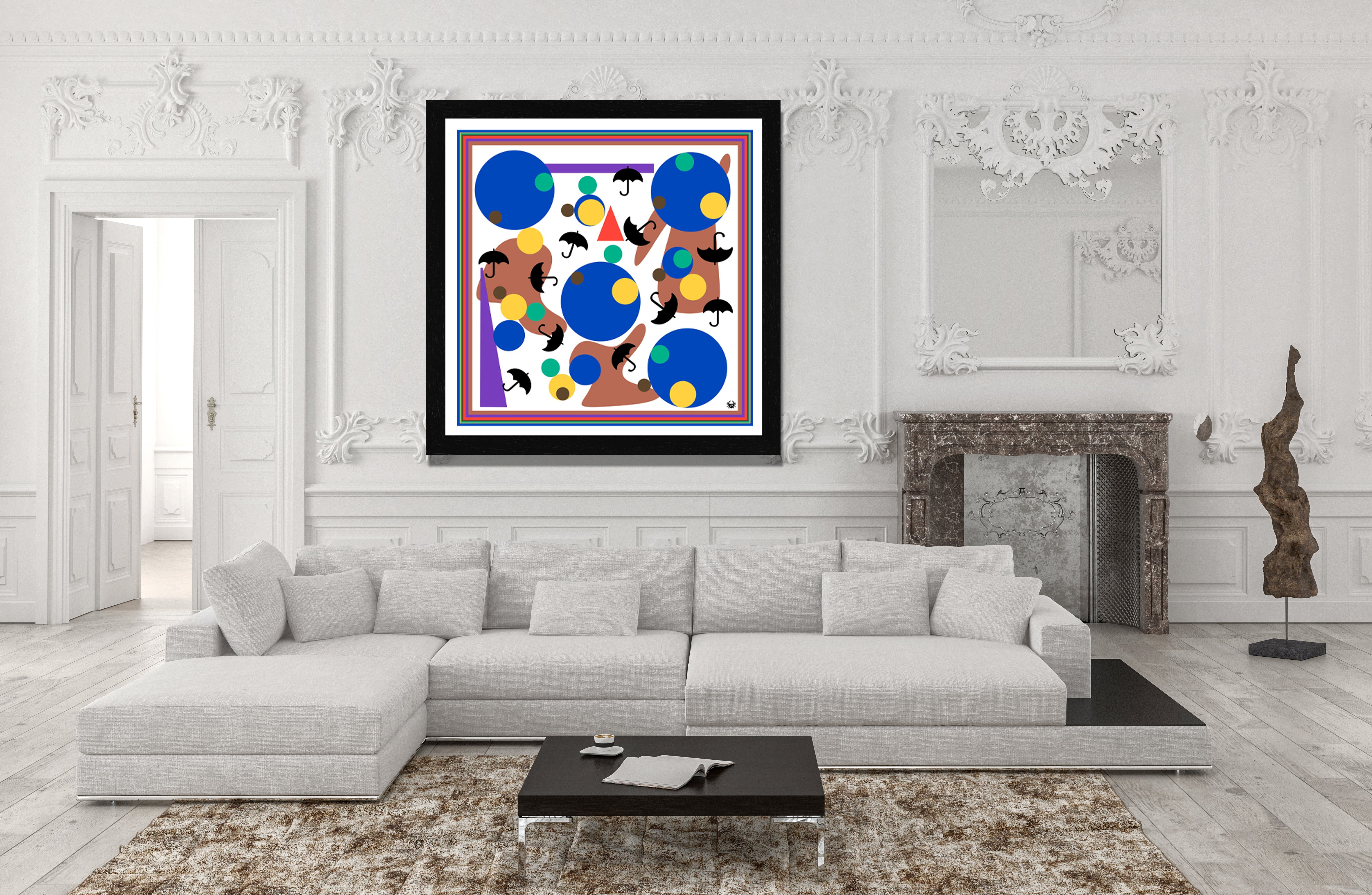 Apollonius Crypto Print Lauren Ross DesignApollonius Crypto Print - Abstract Modern Contemporary Luxury Wall Art Painting - Lauren Ross Design