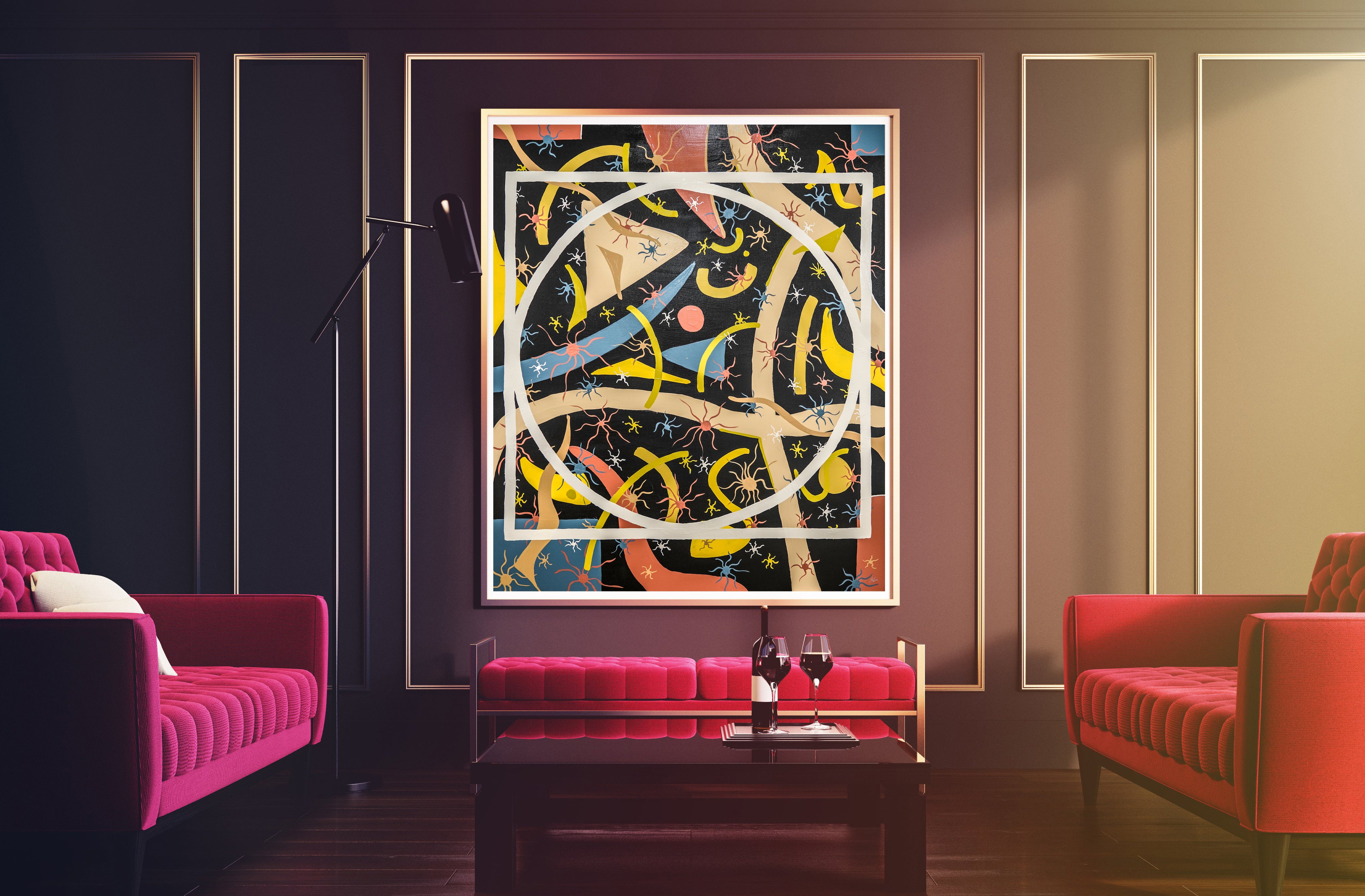 Creation Print Creation Print - Abstract Modern Contemporary Luxury Wall Art Painting - Lauren Ross Design