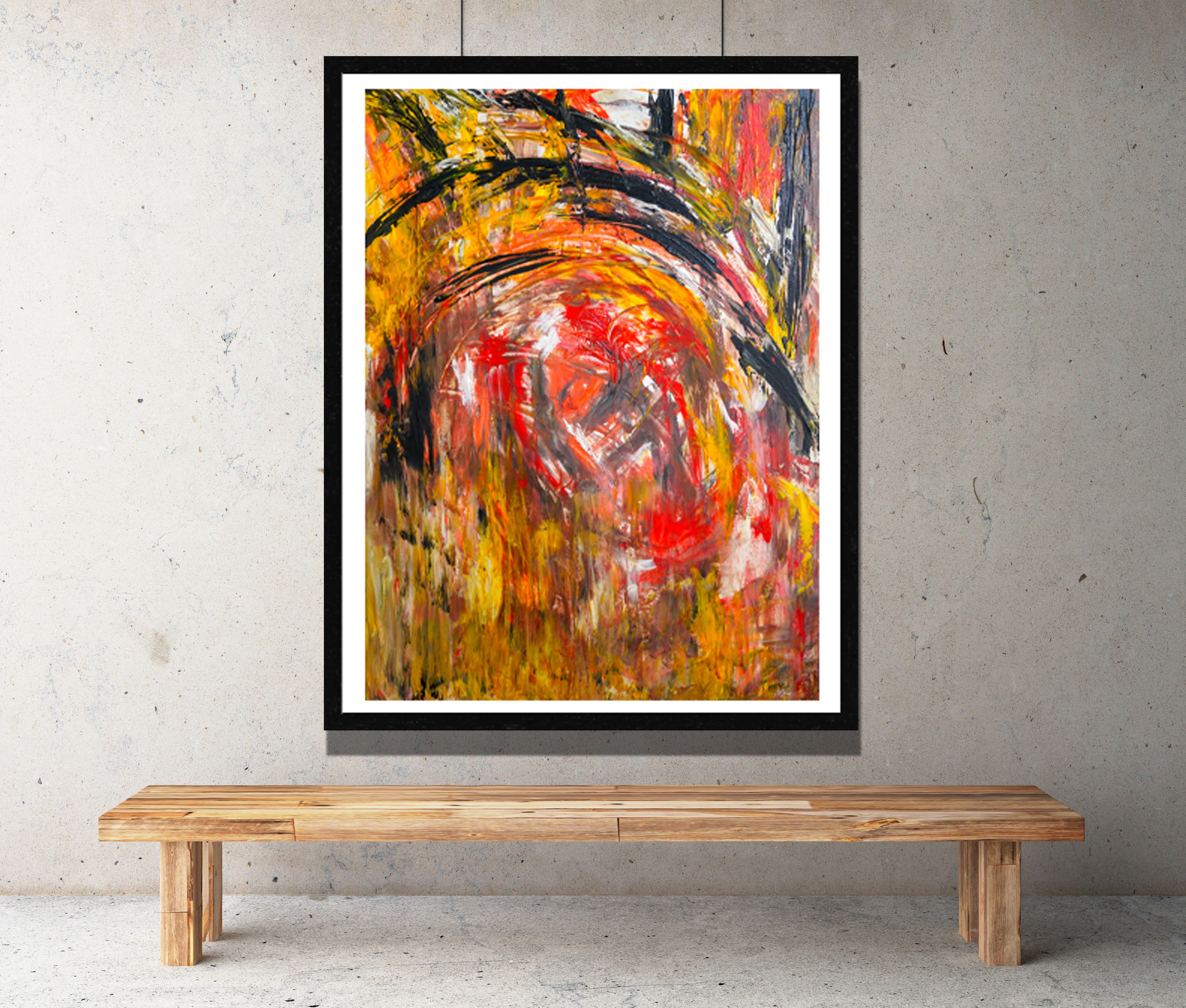 Historia Print - Abstract Modern Contemporary Luxury Wall Art Painting - Lauren Ross Design