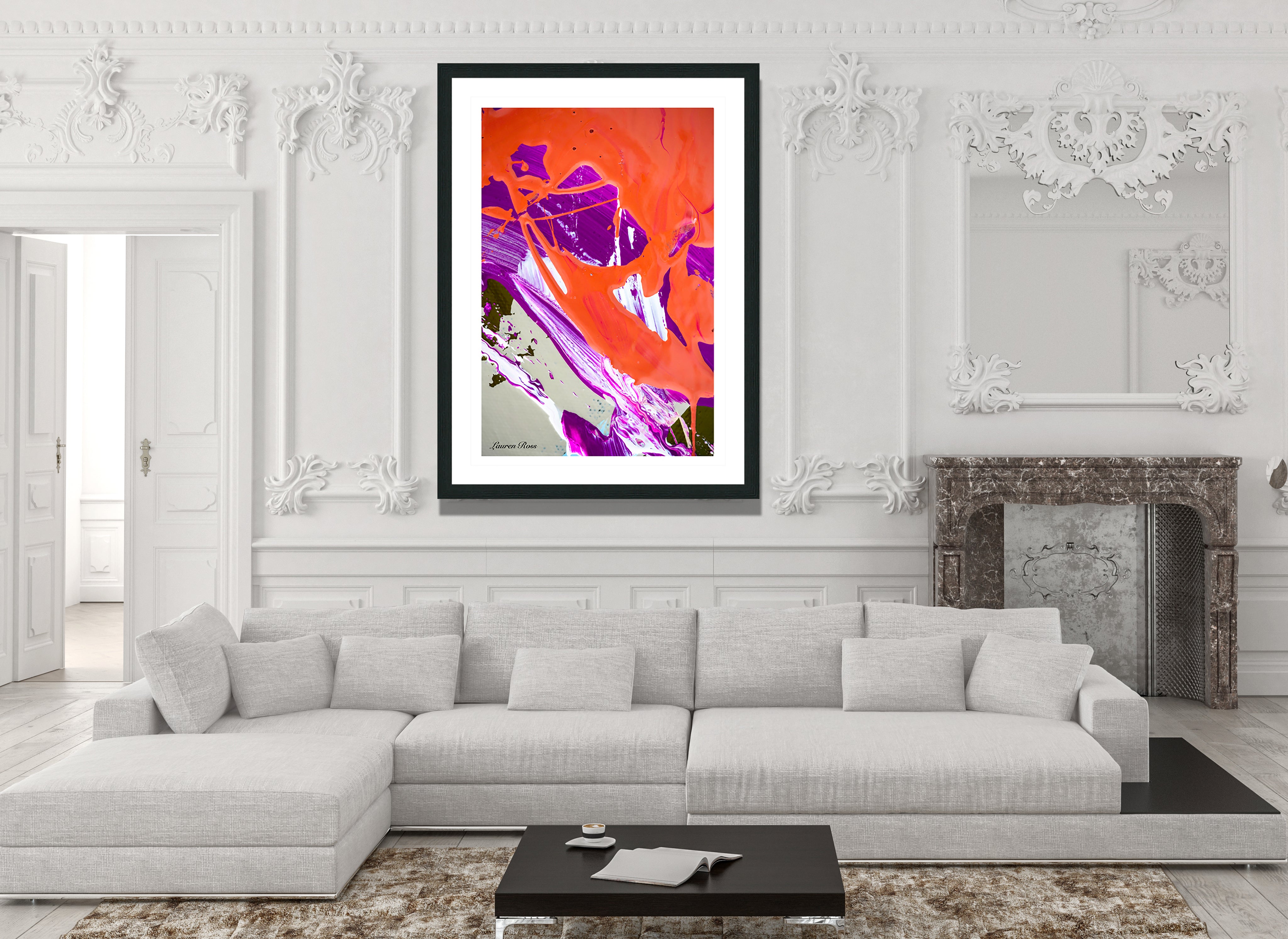 Inside Neolithic 10 Print - Abstract Modern Contemporary Luxury Wall Art Painting - Lauren Ross Design