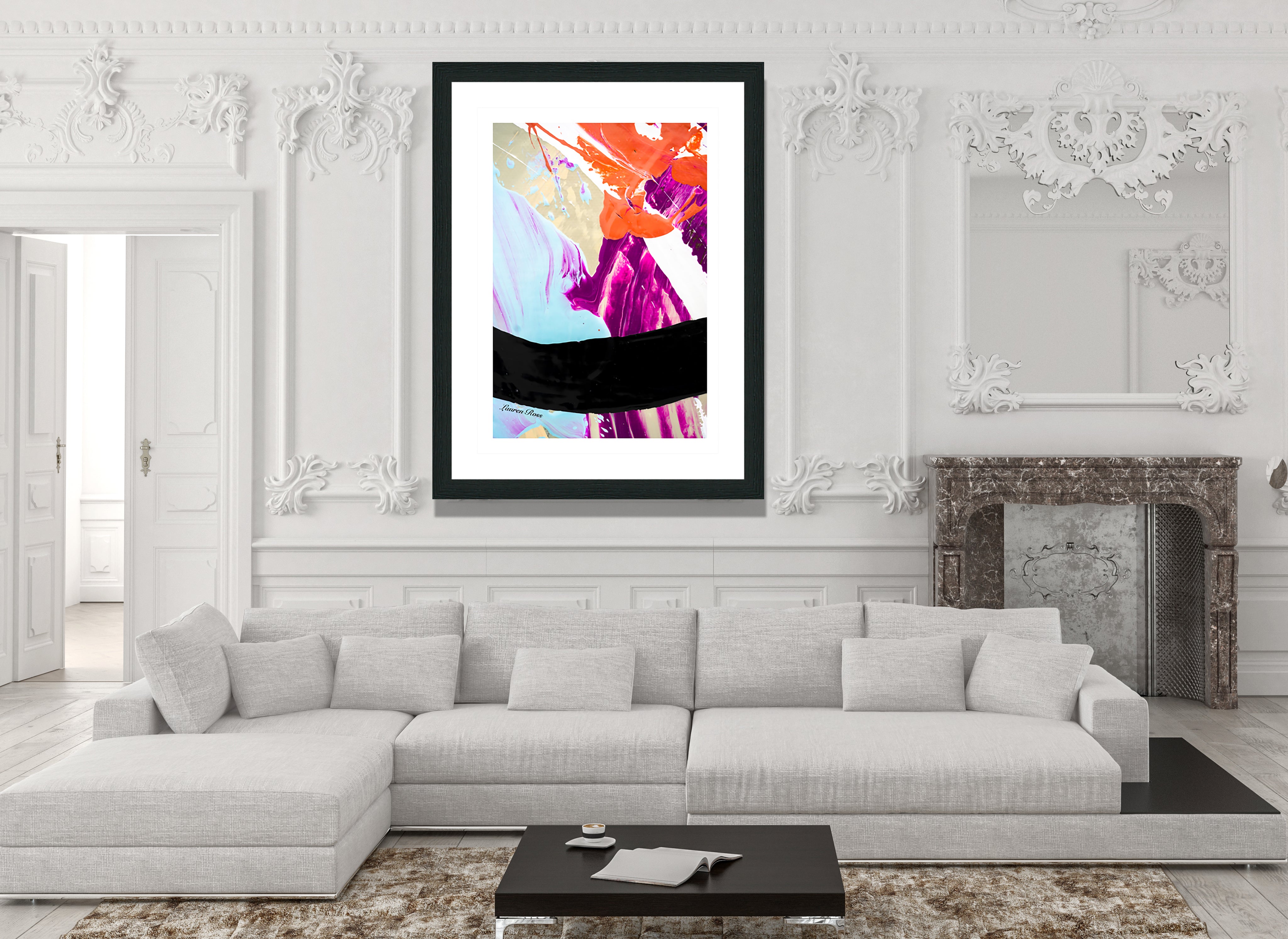 Inside Neolithic 11 Print Lauren Ross Design -Abstract Modern Painting Contemporary Art