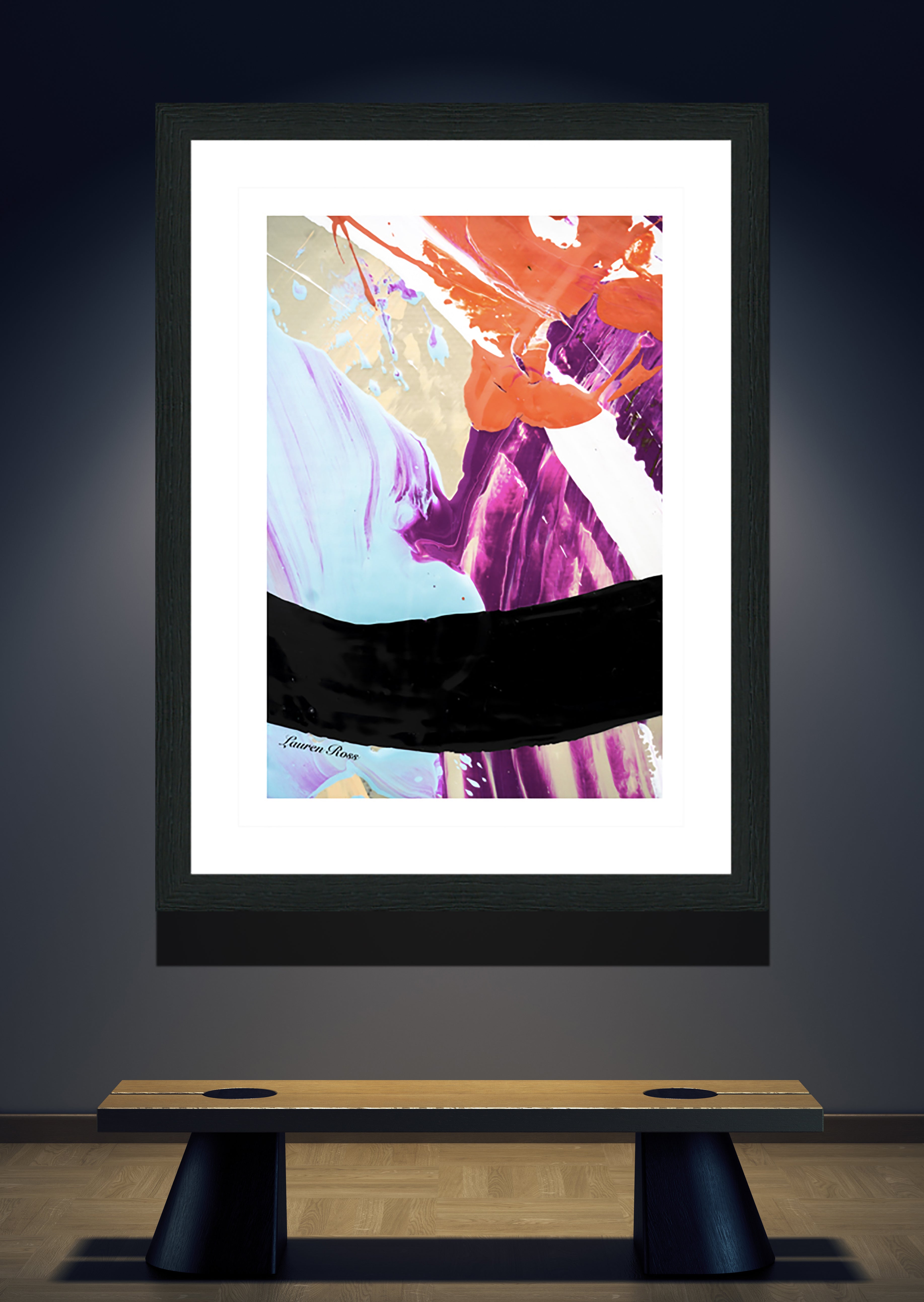 Inside Neolithic 11 Print Lauren Ross Design -Abstract Modern Painting Contemporary Art