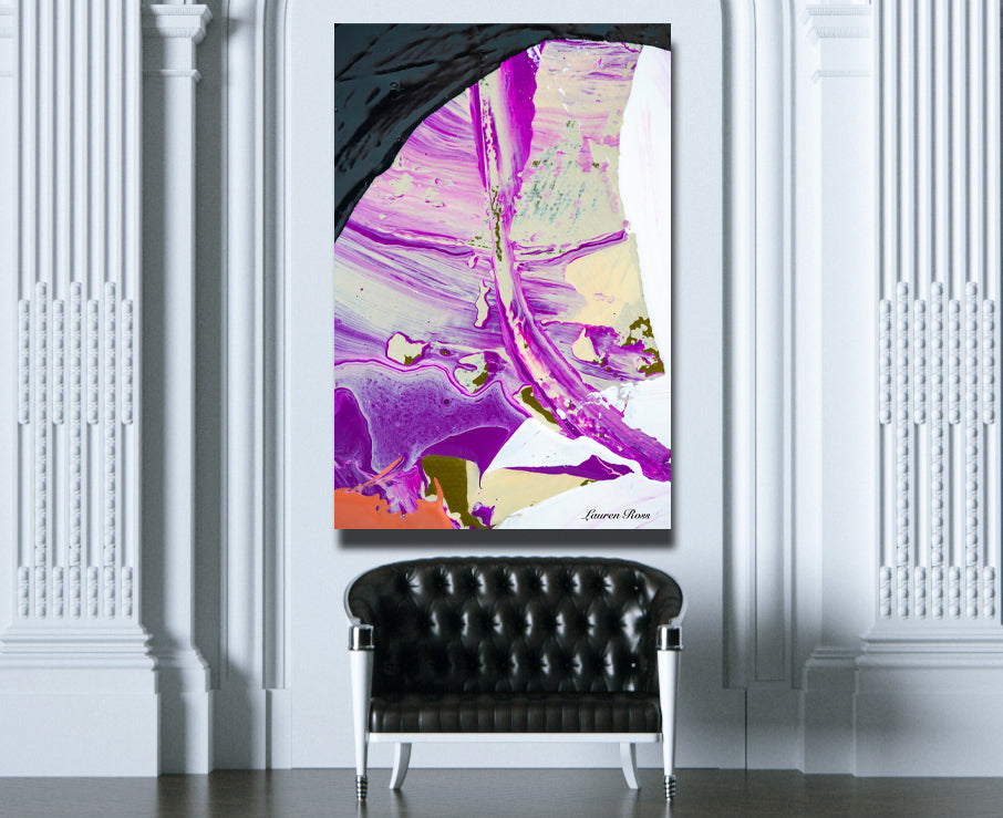 Inside Neolithic 12 Canvas Wrap Lauren Ross Design - Abstract Modern Contemporary Luxury Wall Art Painting  