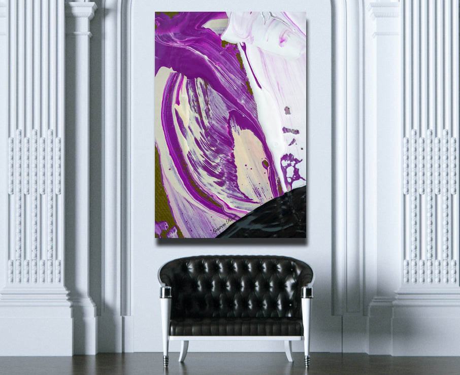 Inside Neolithic 13 Canvas Wrap Lauren Ross Design - Abstract Modern Contemporary Luxury Wall Art Painting