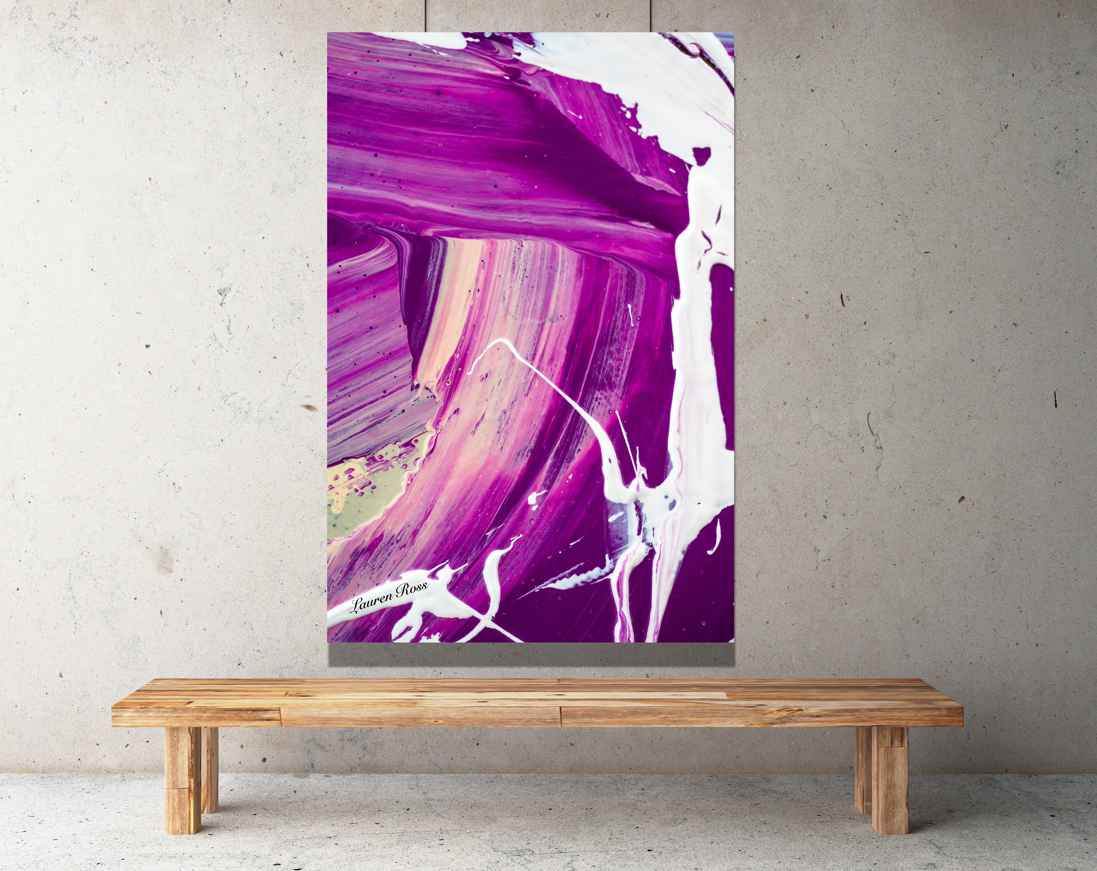 Inside Neolithic 14 Print Lauren Ross Design - Abstract Modern Contemporary Luxury Wall Art Painting 