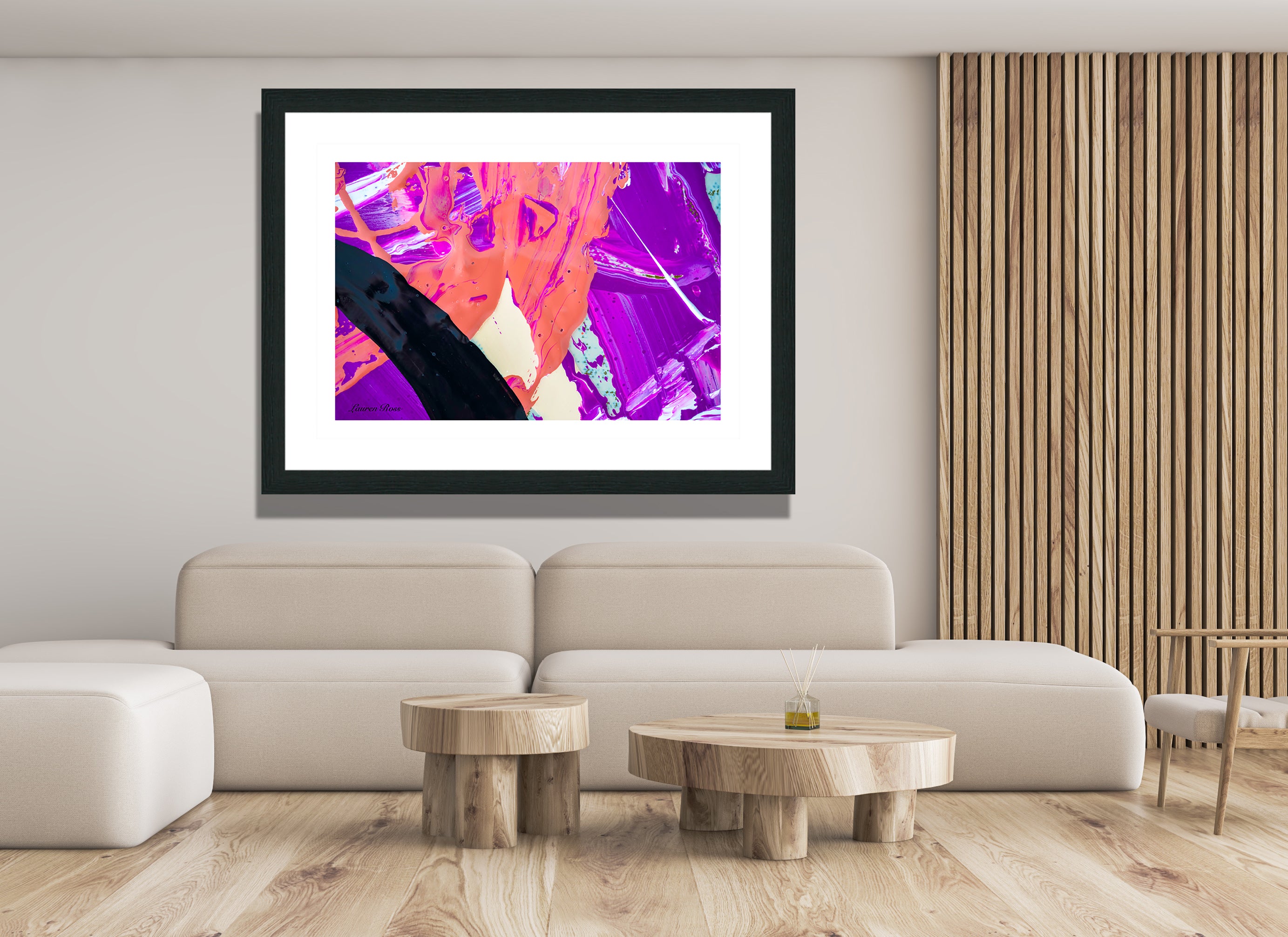 Inside Neolithic 7 Print - Abstract Modern Contemporary Luxury Wall Art Painting - Lauren Ross Design