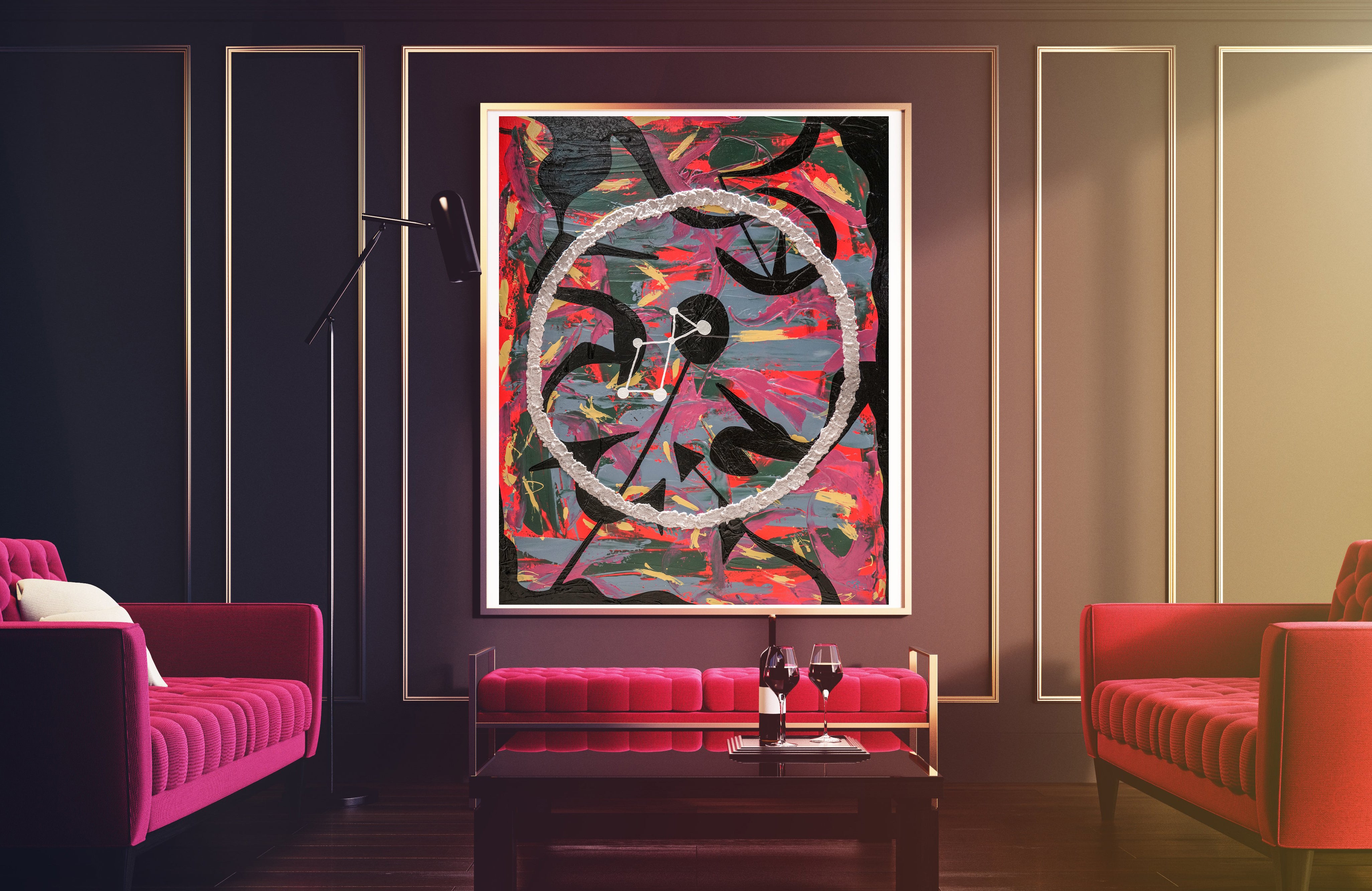 precession of the equinoxes print - Abstract Modern Contemporary Luxury Wall Art Painting - Lauren Ross Design