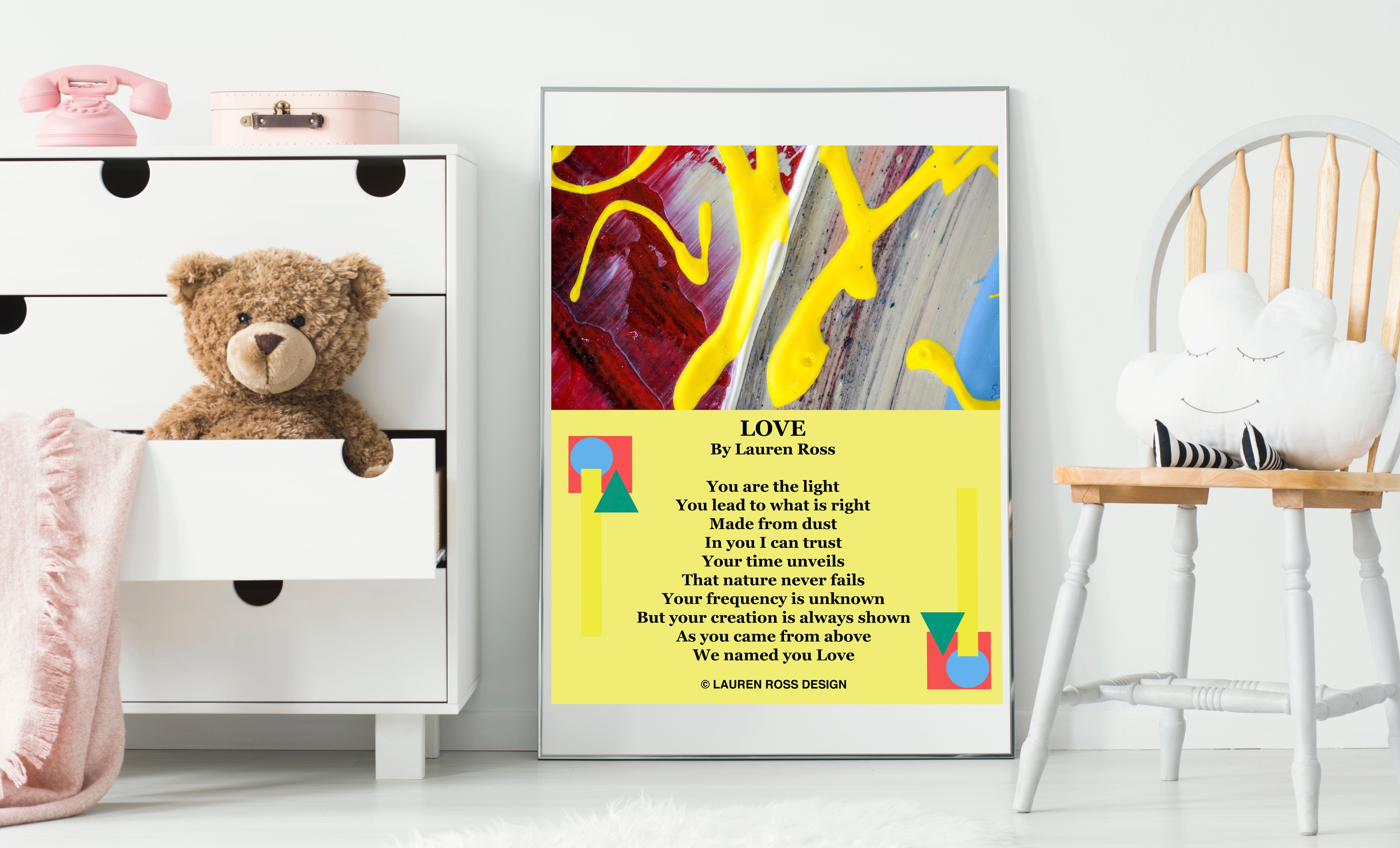 lauren ross design love children's archival print