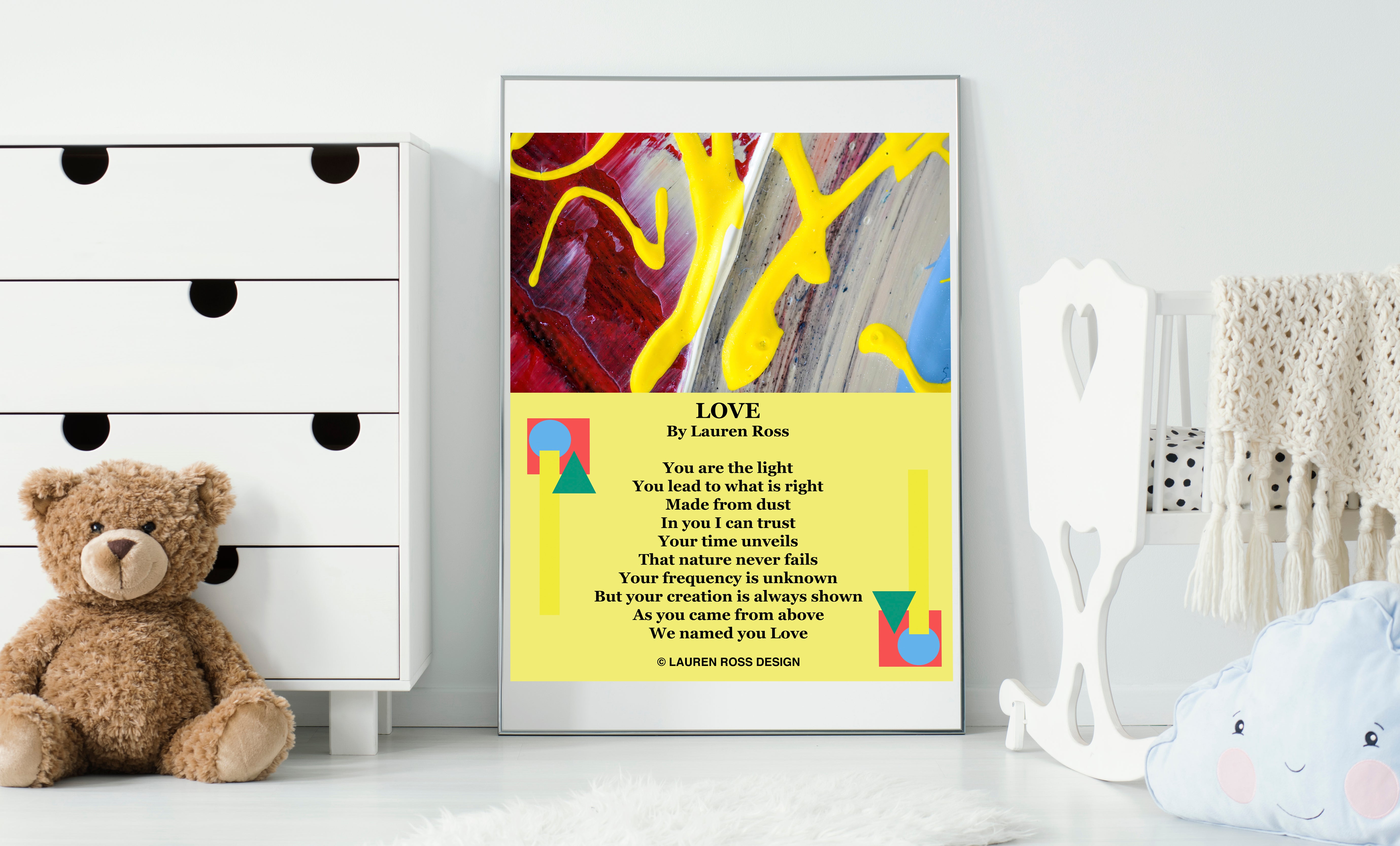 lauren ross design love children's archival print