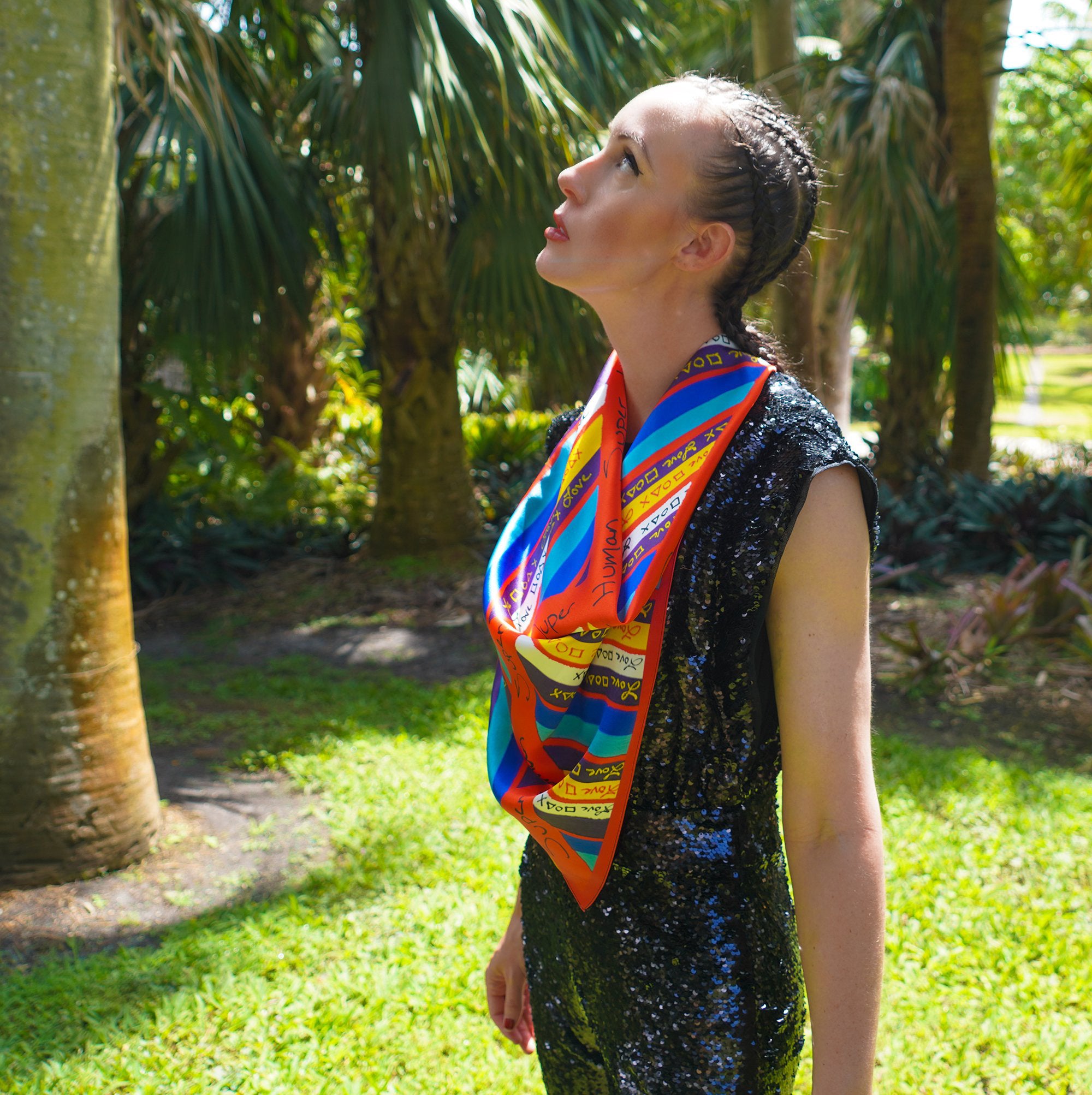 Lauren Ross Design Jupiter Silk Scarf