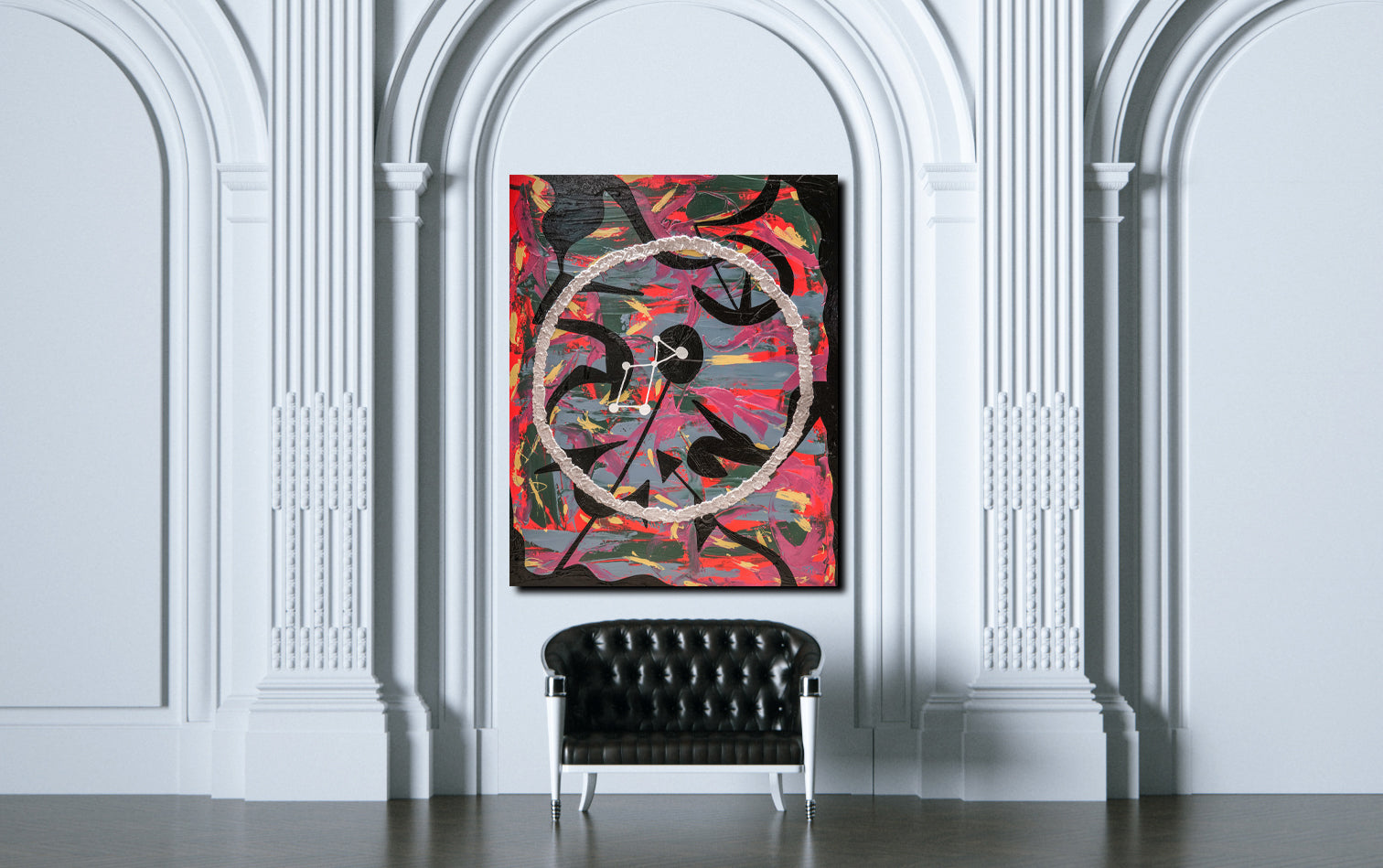 Precession of the Equinoxes Canvas Wrap - Abstract Modern Contemporary Luxury Wall Art Painting - Lauren Ross Design 