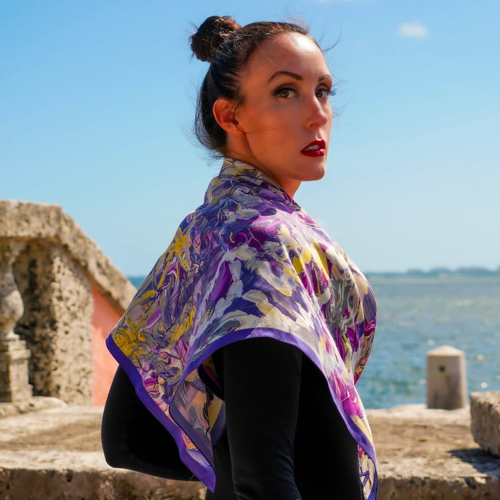 Jupiter Silk Scarf 36 - Lauren Ross Design