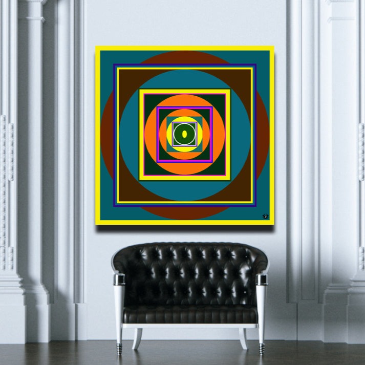 Vortex Archival Canvas Wrap - Contemporary Art | Modern Abstract Art | Fine Art | On Canvas