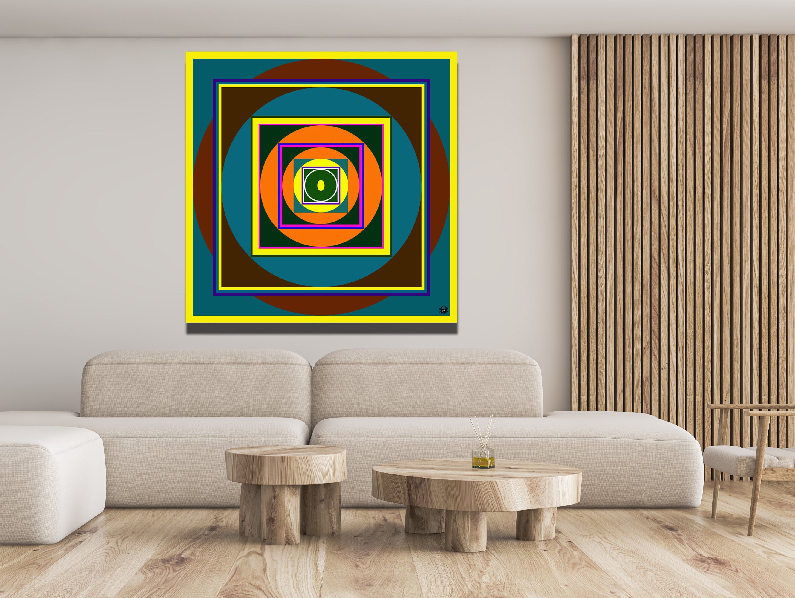 Vortex Archival Canvas Wrap - Contemporary Art | Modern Abstract Art | Fine Art | On Canvas